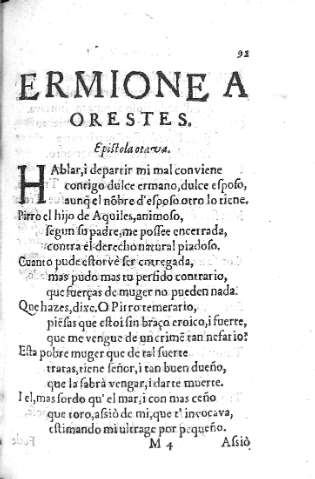[Ermione a Orestes. Epistola Octava] 92