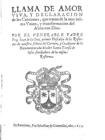 [Llama de amor viva, y declaracion de las Canciones,...] 485