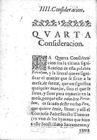 Quarta Consideracion