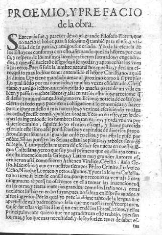 Proemio y Prefacio de la obra