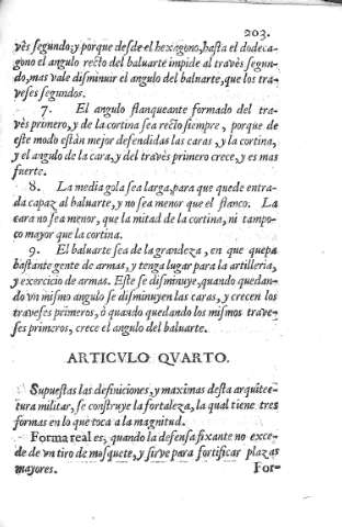 [Articulo Quarto] 203