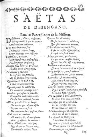 [Saetas de Desengaño] 465