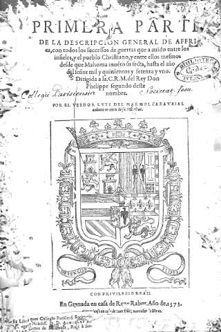 Primera parte de la descripcion general de Affrica,...