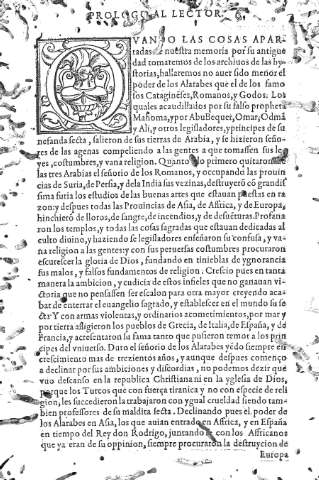Prologo al Lector