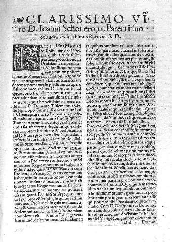 [Clarissimo VI ro D. Ioanni Schonero, ut Parenti suo colendo...] 197