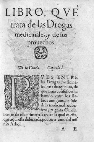 [Libro, que trata de las Drogas medicinales...] 1