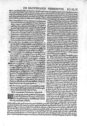 [Liber Tertius] XLV