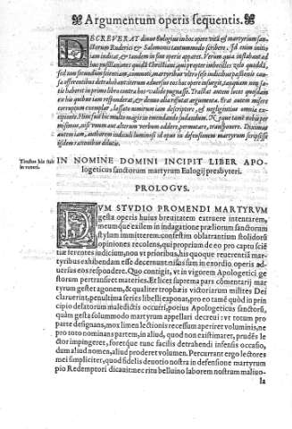 Liber Apologeticus sanctorum