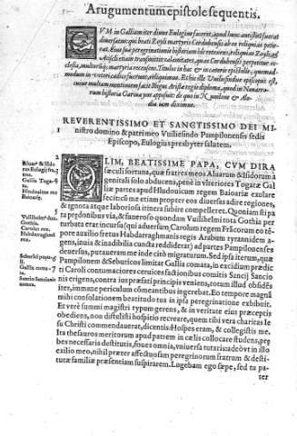 Epistolae divi Eulogii