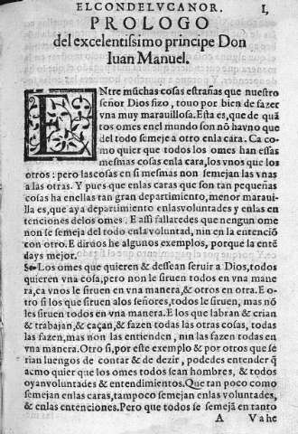 [El Conde Lucanor] A