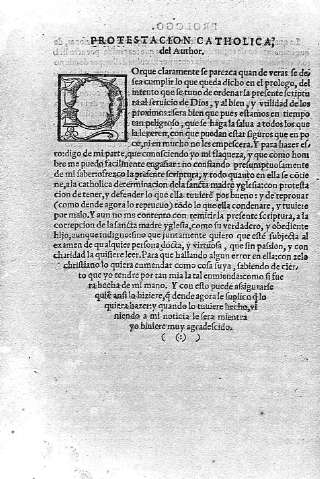 Protestacion catholica; del Author