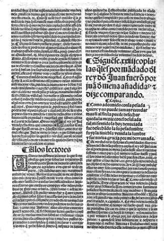 Siguense xxiii coplas las...