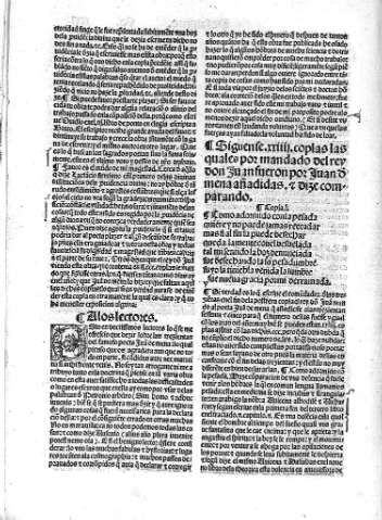 Siguense xxiiii coplas las quales por mandado del rey don Juan fueron por Juan de mena añadidas...