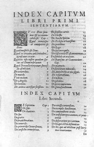 Index Capitum