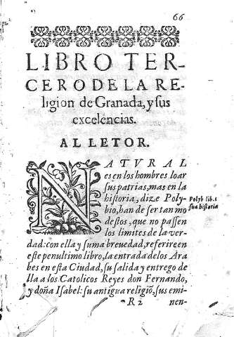[Libro Tercero de la Religion de Granad, y sus excelencias] 66