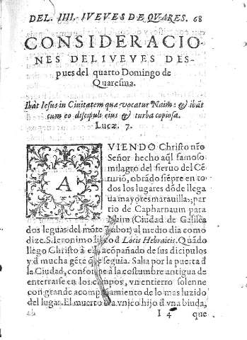 [Consideraciones del Jueves despues del quarto Domingo de Quaresma] 68