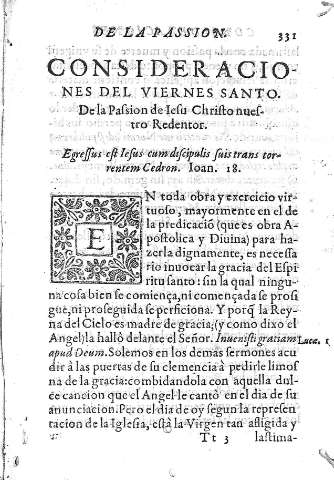 [Consideraciones del Viernes Santo de la Passion] 331