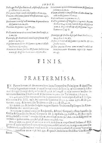 Praetermissa