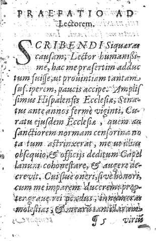 Praefatio ad Lectorem