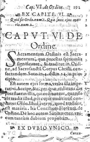 [Caput. VI. De Ordine] 192