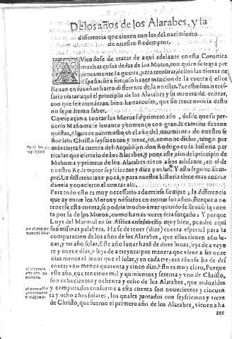 De los años de los Alarabes, y la differencia...