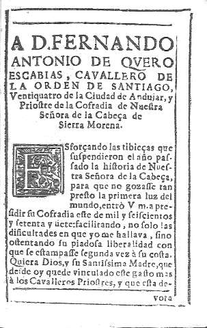 A D. Fernando Antonio de Quero Escabias,...