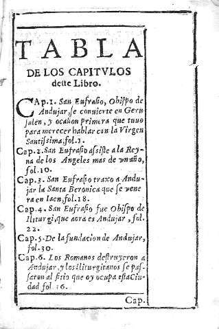 [Tabla de los Capitulos] 331