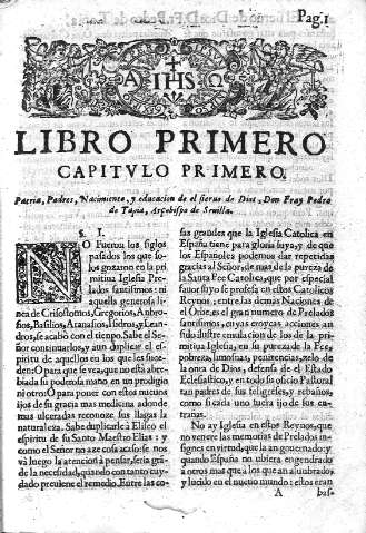 [Libro Primero] 1