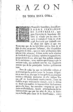 Razon de toda esta obra