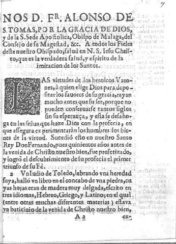 [Nos D. Fr. Alonso de S. Tomas, por la Gracia de Dios,...] 3