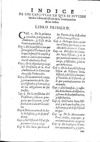 Indice de los Capitulos...