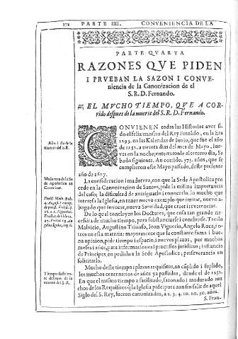 [Parte Quarta. Razones que piden i prueban la sazon...] 172