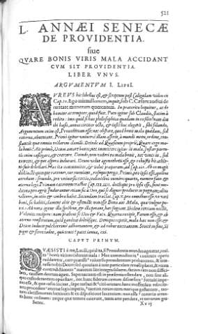 [L. Annaei Senecae de Providentia... y Liber Unus] 521