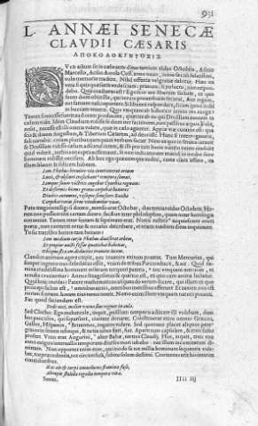 [L. annaei Senecae Claudii Caesaris] 931
