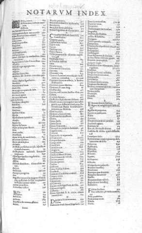 Notarum Index