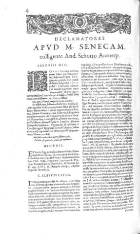 [Declamatores apud M. Senecam...] 4