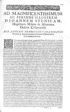 [Ad Magnificentissimum,... D. Joannem Stunicam...] 703