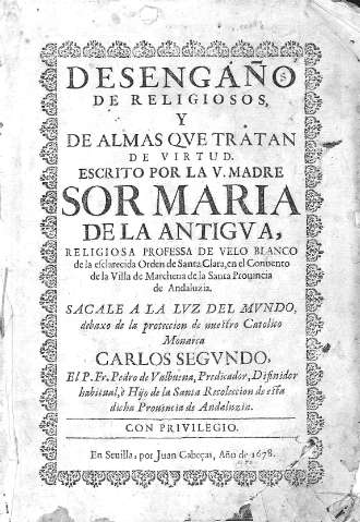 Desengaño de religiosos, y de almas que tratan de virtud...