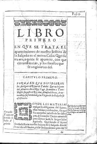 [Libro Primero] 1