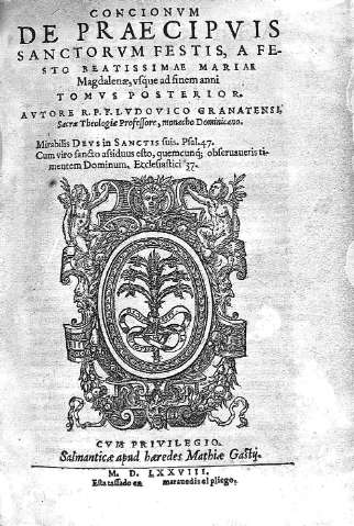 Concionum de praecipuis Sanctorum festis,... Tomus posterior