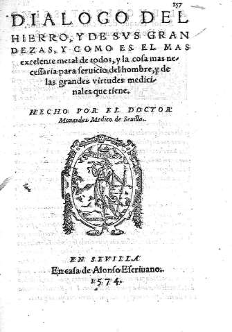 [Dialogo del hierro, y de sus grandezas...] 157