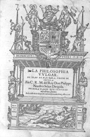 La philosophia vulgar...
