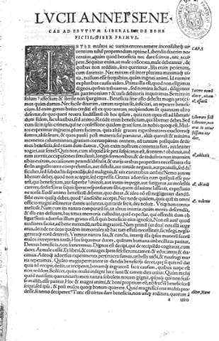 De Beneficiis y Liber Primus