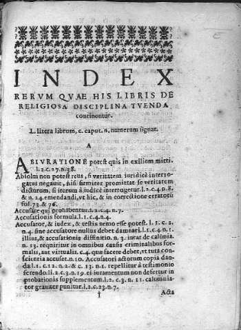 Index rerum quae his libri...
