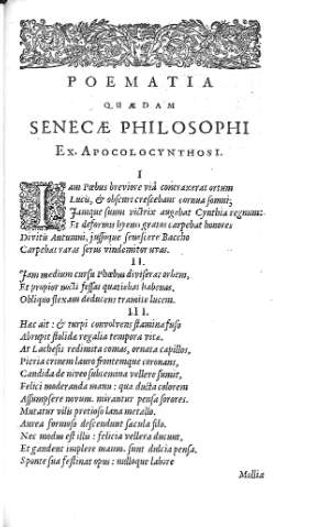 [Poematia quaedam Senecae Philosophi] 777