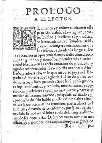 Prologo a el Lector