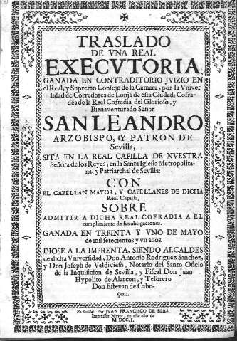 Traslado de una Real Executoria ganada en contraditorio juizio en el Real...
