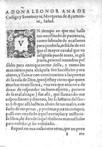 A Doña Leonor Ana de Cuñiga...