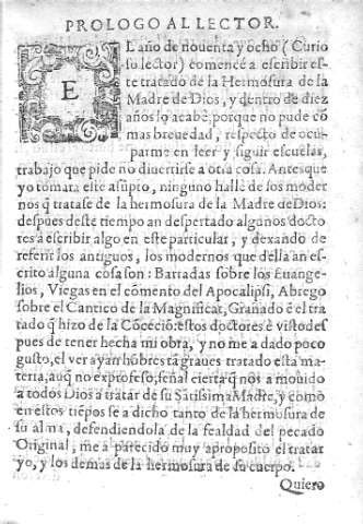 Prologo al Lector