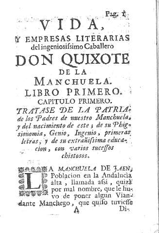 [Capitulo Primero] 1